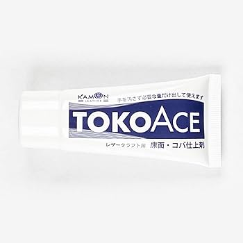 レザークラフトのご紹介　トコ磨き　コバ磨き　革小物　ハンドメイド　＊koron＊ 楽天市場】TOKO艶クリーム 100 ml（岡製作所）/ コバ処理 コバ